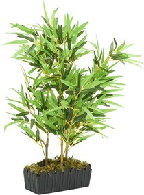 vidaXL Arbore din bambus artificial 500 de frunze 80 cm verde