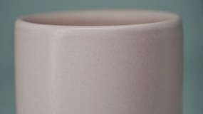 Set 4 Pahare Cafea Novum Roz (Baby Pink , 250ml) Gresie Glazurata Manual