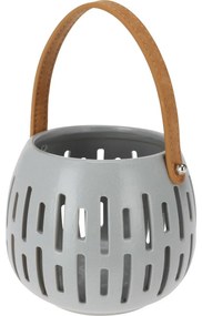 Felinar decorativ Cool grey, 14,5 x 12 cm