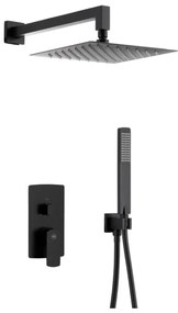 Set de duș cu baterie ascunsă KFA Armatura 5539-511-81 MOKAIT alamă/negru