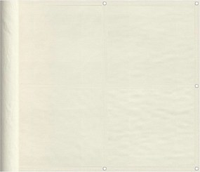 vidaXL Paravan de balcon, crem, 90x800 cm, 100% poliester oxford