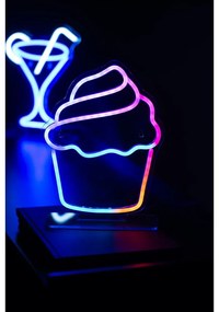 Decorațiune luminoasă neon LED 5 W Colour Changing Cupcake – Leitmotiv