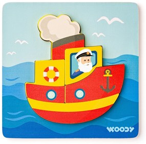 Woody Puzzle Baby Boat