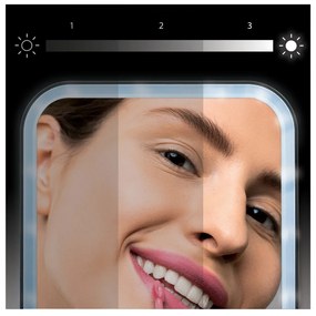 Oglindă cosmetică cu led 15x20 cm Ania – MSV