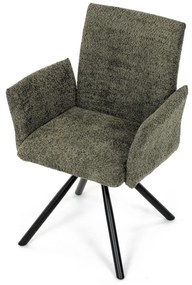 Set de scaune de sufragerie cu mecanism deîntoarcere DCH-W1117 GRN2, 2 buc.