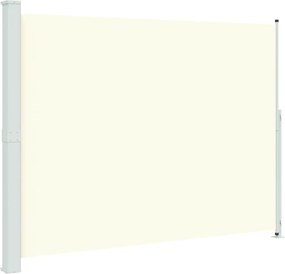 vidaXL Copertină laterală retractabilă de terasă, crem, 220 x 300 cm