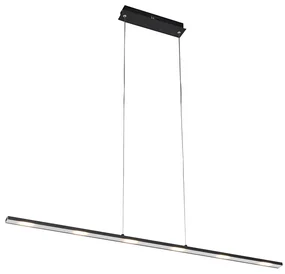 Lampă pendantă de design neagră, inclusiv LED cu dimmer tactil - Platina