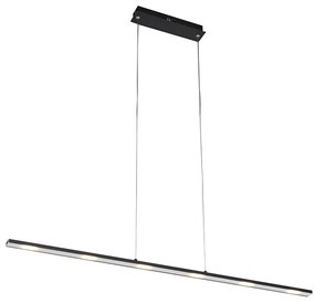 Lampă suspendată de designer neagră cu LED și variator tactil - Platina