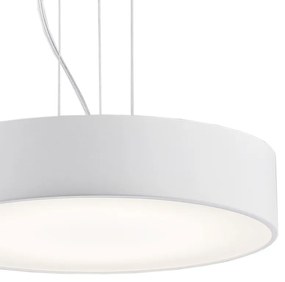 Lustra LED suspendata design circular DARLING 45cm alba