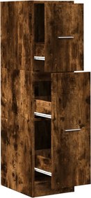 vidaXL Dulap de farmacie stejar fumuriu, 30x41x118 cm, lemn prelucrat