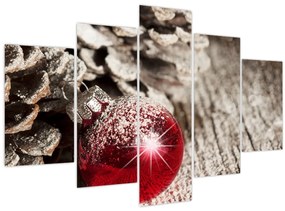 Tablou - Decorațiuni de Crăciun (150x105 cm)