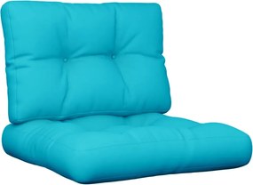 vidaXL Perne de paleți, 2 buc., turcoaz, material textil