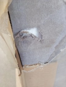 Ofertă pat tapițat boxspring MERALIS 80x200 cm gri clasa II Saltele: Saltea cu arcuri Bonell
