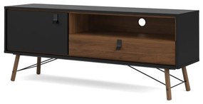 Comodă TV Tvilum Ry, negru-maro