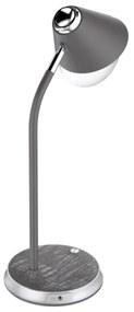 Immax 08972L - Lampă de birou LED reglabilă FINCH LED/9W/12/230V gri/crom