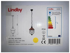 Lustră de exterior pe lanț CLINT 1xE27/60W/230V IP44 Lindby