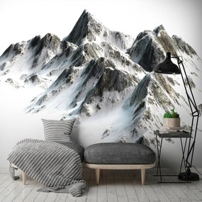 Fototapet - Munții acoperiți cu zăpada (254x184 cm), în 8 de alte dimensiuni noi