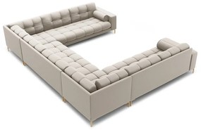 Colțar bej (în formă de "U") Bali – Cosmopolitan Design