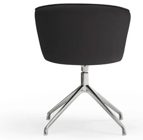 Set de scaune de sufragerie negru 2 buc. tapițat Add – Teulat