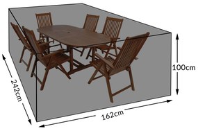 Deuba Husa de protectie pentru fitinguri 242x162x100cm - verde