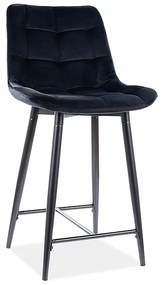 Scaun tip bar Charlie (Negru). 1050319