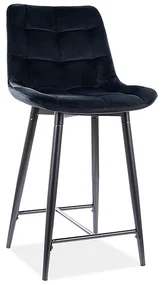 Scaun tip bar Charlie (Negru). Promo -7%. 1050319