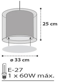 Dalber D-41412E - Lustră copii CLOUDS 1xE27/60W/230V