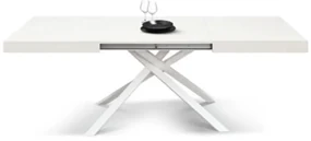 MASA TIFANY BLAT ALB FRASIN - 140 cm / 90 / h 77 - ALB