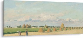 Tablou - Camille Pissarro, Landscape, Ile de France, reproducere (120x50 cm)