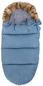 Sac iarna carucior cu blanita detasabila Mevis Delux Albastru
