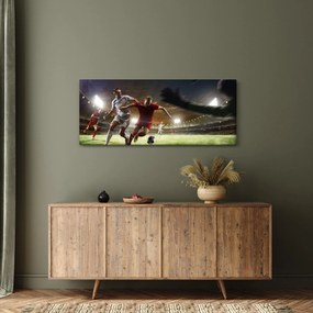 Tablou - Fotbaliști în acțiune (120x50 cm)