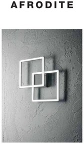 Plafoniera LED design modern AFRODITE, auriu, alb sau titan