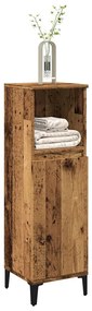 vidaXL Dulap de baie, lemn vechi, 30x30x100 cm, lemn prelucrat