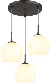 Globo 15999M-3HR - Lustru suspendat pe cablu RAGUSA 3xE27/60W/230V Ø 42,5 cm
