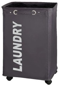 Coș de rufe Wenko Quadro, gri, 79,2 l