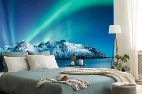 Fototapet aurora polară arctică