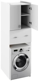 Dulap adânc deasupra mașinii de spălat NATALI TIP 9, alb