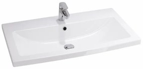 Cersanit S801-149-DSM - Dulap suspendat de baie cu lavoar LARA, 80 cm, alb