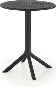 Masa CALVO, negru, polipropilena, 60x60x72 cm