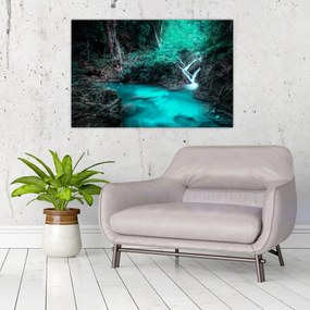 Tablou - Oază turcoaz (90x60 cm)