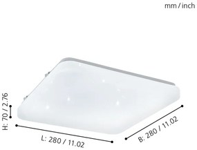 Eglo 97881 - LED Plafonieră FRANIA-S LED/11,5W/230V