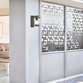 Aplica de perete pentru iluminat exterior design modern IP44 Savano antracit