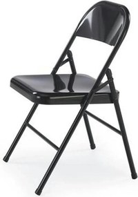 Scaun K565, negru, metal, 46x47x75 cm