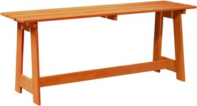 vidaXL Bancă de exterior Maro 119 x 47 x 35 cm Lemn de pin masiv