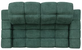 Canapea cu trei locuri Magnelio III cu scaun extensibil electric - boucel verde Catch Me 10