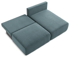 Colțar turcoaz extensibil/cu spațiu de depozitare (cu colț pe partea dreaptă) Kalena – Makamii