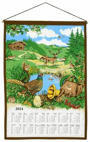 Calendar textil 2024 Vânătoare , 45 x 65cm