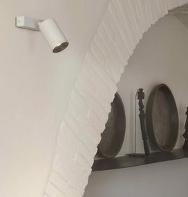 Aplica perete / tavan cu spot directionabil design modern STAN 1L alba