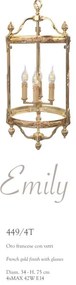 Lustra suspendata LUX realizata manual Emily 4L