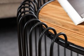 Masuta de cafea, Metal, Lemn, TRUE ELEMENTS 70cm